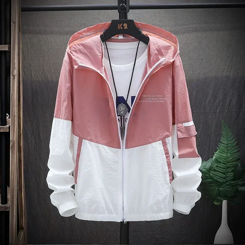 MYPACE Windbreaker Hooded — Jaqueta Corta-Vento com Capuz à Prova d'água - Imagem 7