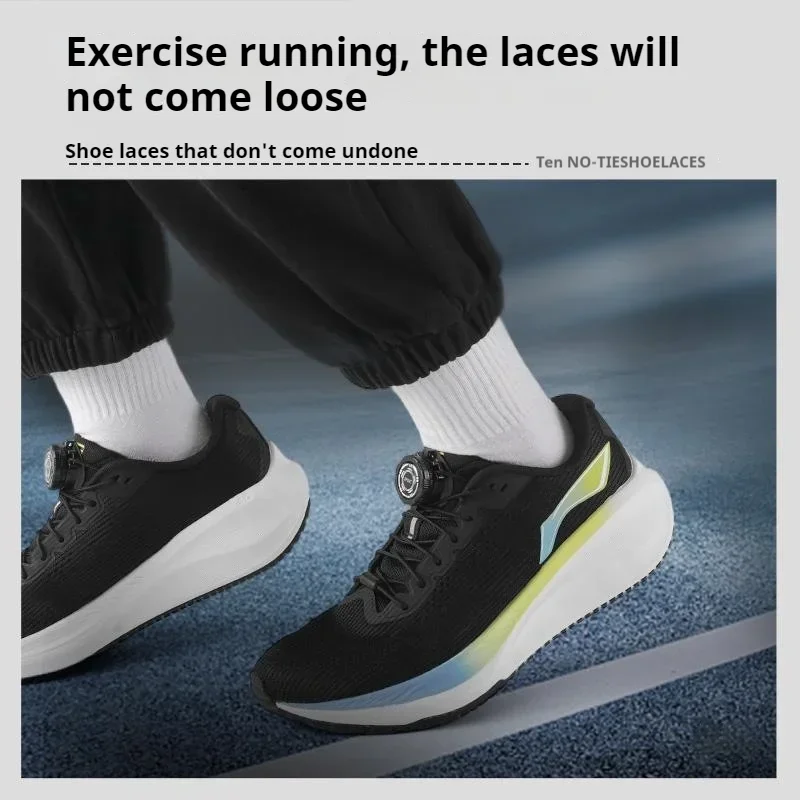 easy installation Automatic Shoelaces Without ties Black white Swivel Buckle Laces Thick Rope Sneakers Shoelace Shoe Accessories - Imagem 6