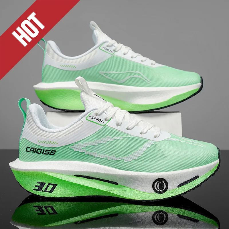 Tênis MYPACE Carbon Run verde neon