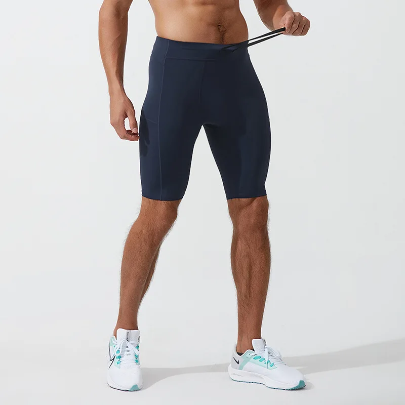 Compression Shorts Men Quick Dry Bodybuilding Tights Shorts Fitness Leggings Elastic Waist Sport Bottoms Gym Running Shorts Men - Imagem 3