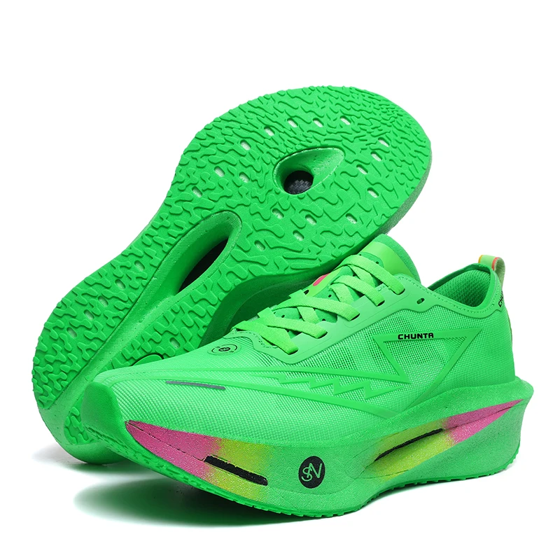 2026Running Shoes Carbon Plate Marathon Speciality Men Sports Breathable Lightweight Women's Comfortable Chunta Leisure Sneakers - Imagem 9
