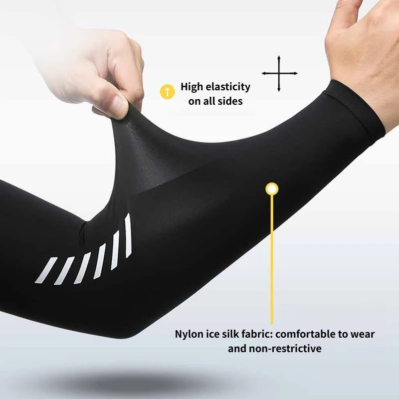 MYPACE Arm Sleeves UPF50+ — Mangas de Braço com Proteção Solar (Par) - Imagem 2