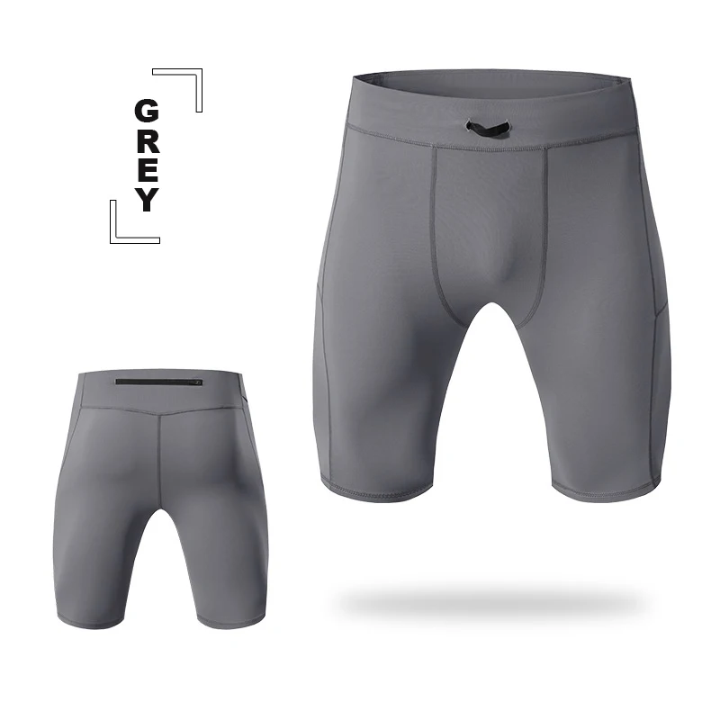 Compression Shorts Men Quick Dry Bodybuilding Tights Shorts Fitness Leggings Elastic Waist Sport Bottoms Gym Running Shorts Men - Imagem 10