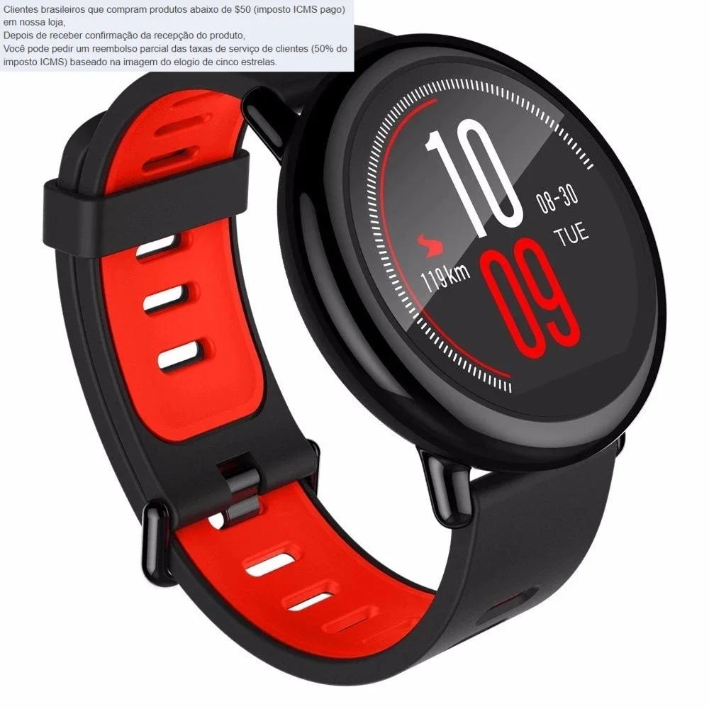 MYPACE Smartwatch Pace GPS — Relógio Inteligente Esportivo Bluetooth