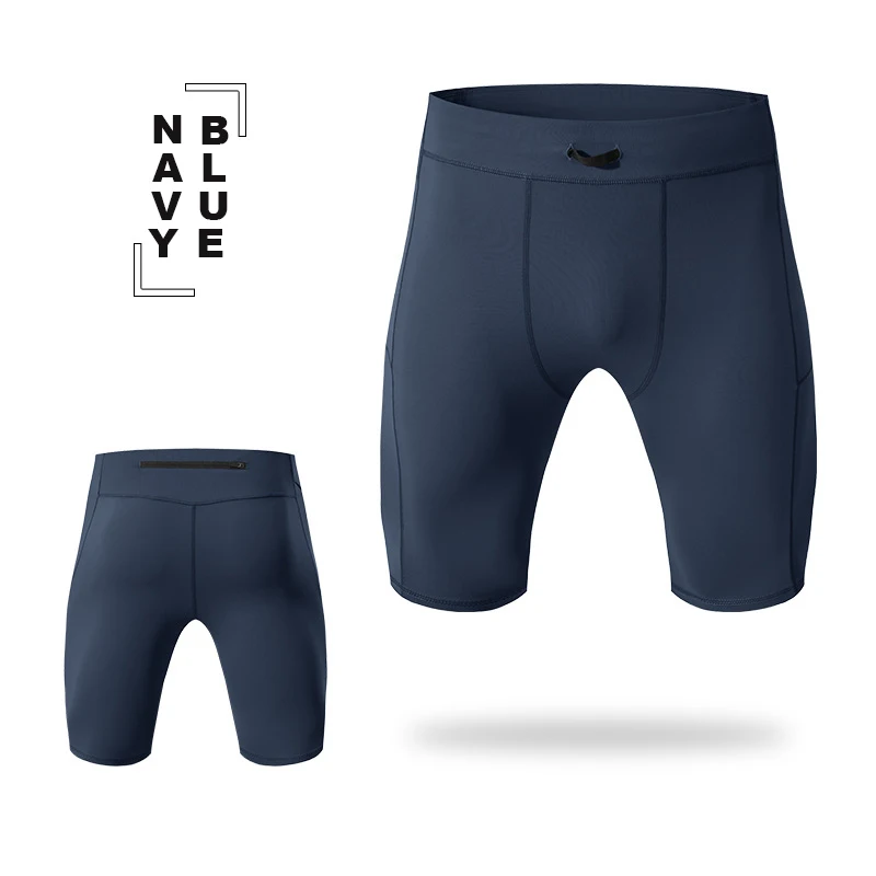 Compression Shorts Men Quick Dry Bodybuilding Tights Shorts Fitness Leggings Elastic Waist Sport Bottoms Gym Running Shorts Men - Imagem 7