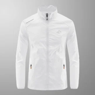 Summer Men's Sun Protection Casual Breathable Sports Windproof Water Resistant Ultrathin Jacket Outdoor Fishing Skin Clothing