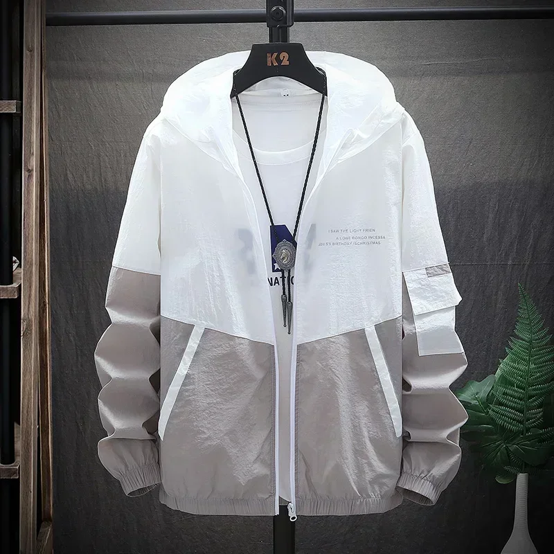 MYPACE Windbreaker Hooded — Jaqueta Corta-Vento com Capuz à Prova d'água - Imagem 5