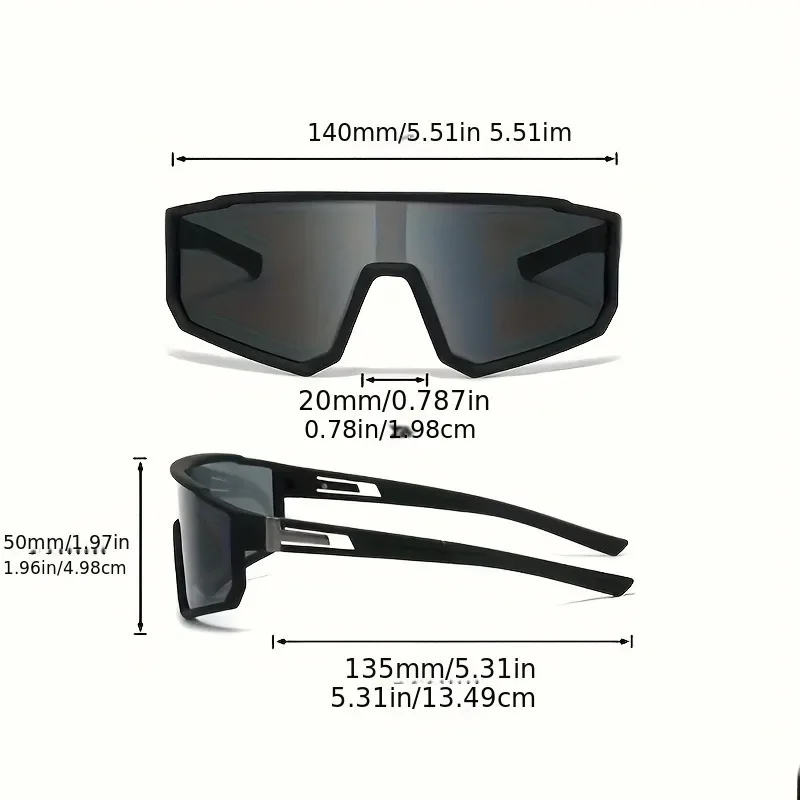 2pcs Outdoor Cycling Sunglasses Men Road Driving Bike Glasses Sports Mountain Climbing Women Bicycle Cycling UV400 Goggles - Imagem 6