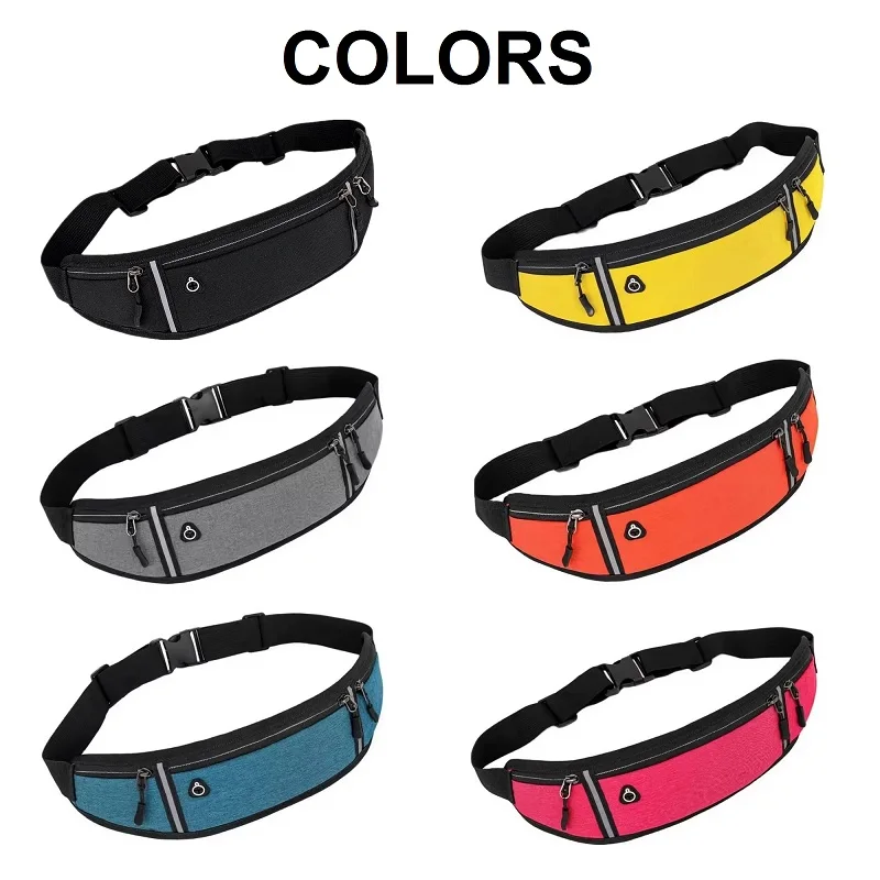 Professional Running Waist Bag Sports Belt Pouch Mobile Phone Case Men Women Hidden Pouch Gym Sports Bags Running Pack - Imagem 5