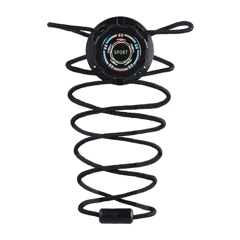 easy installation Automatic Shoelaces Without ties Black white Swivel Buckle Laces Thick Rope Sneakers Shoelace Shoe Accessories - Imagem 5