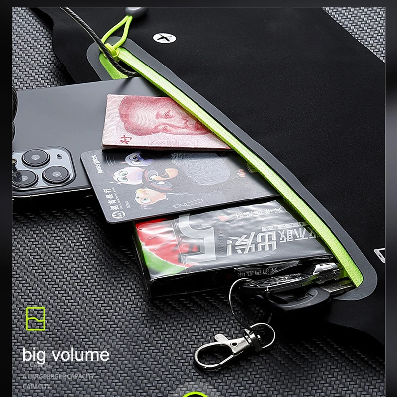 Running Belt Waist Bag Sports Fanny Pack Women Men Waterproof Gym Phone Pouch Banana Bags Run Accessories - Imagem 6