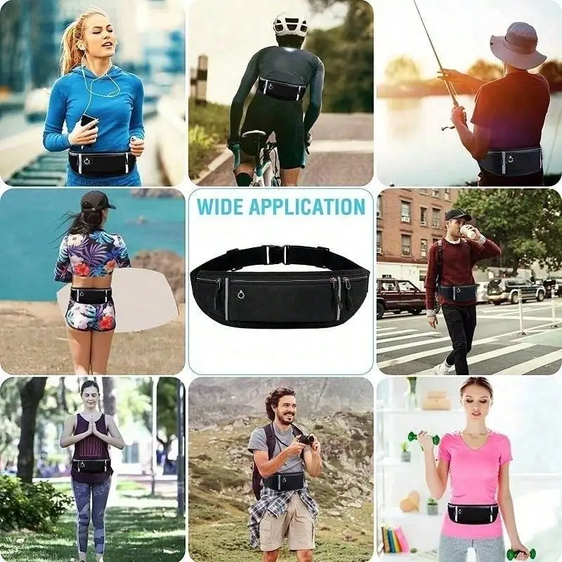 Professional Running Waist Bag Sports Belt Pouch Mobile Phone Case Men Women Hidden Pouch Gym Sports Bags Running Pack - Imagem 6