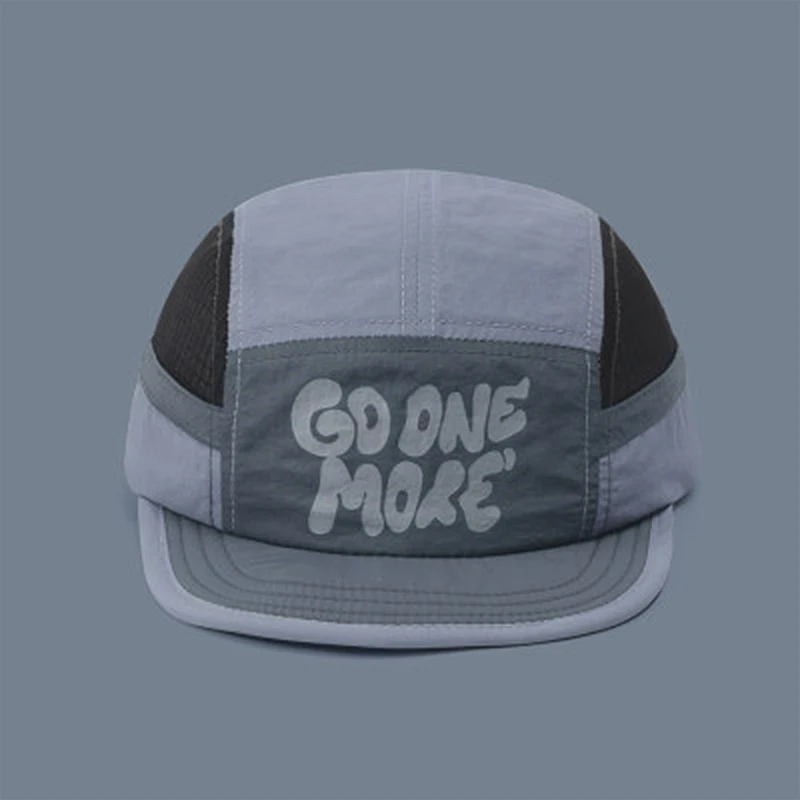 1Pcs Multi-Color Patchwork Breathable Baseball Cap, Lightweight and Adjustable Hat, Suitable for Running, Fitness, and Everyday Wear, Unisex Sports Cap - Imagem 2