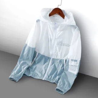 MYPACE Windbreaker Hooded — Jaqueta Corta-Vento com Capuz à Prova d'água