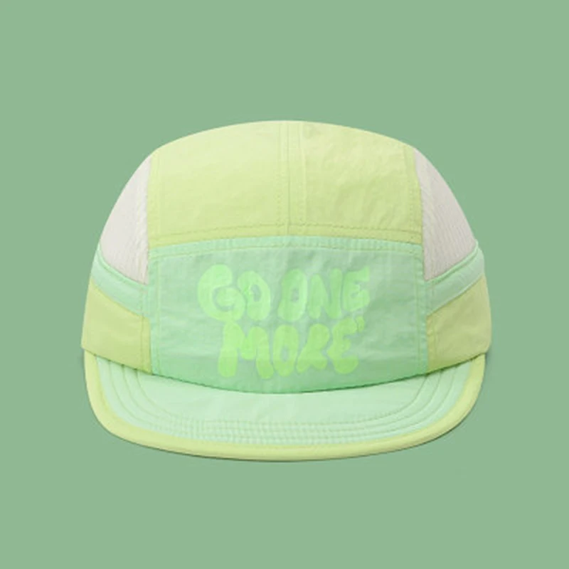 1Pcs Multi-Color Patchwork Breathable Baseball Cap, Lightweight and Adjustable Hat, Suitable for Running, Fitness, and Everyday Wear, Unisex Sports Cap - Imagem 3