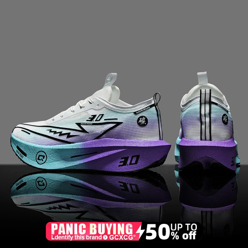 Running Shoes Speciality Carbon Board Marathon Men Sports Breathable Lightweight Women's Comfortable Athletic Nonskid Sneakers - Imagem 6